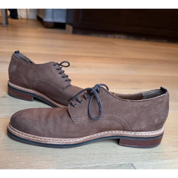 Cole Haan Leather Oxford Plain Toe Shoes Franklin Light Roast Men's Sz 9.5M - Picture 6 of 9